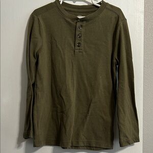 Wonder Nation Olive Green Kids' Shirt